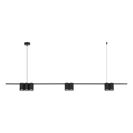 Pendant Light (Strip) Genesis Black 7xGU10