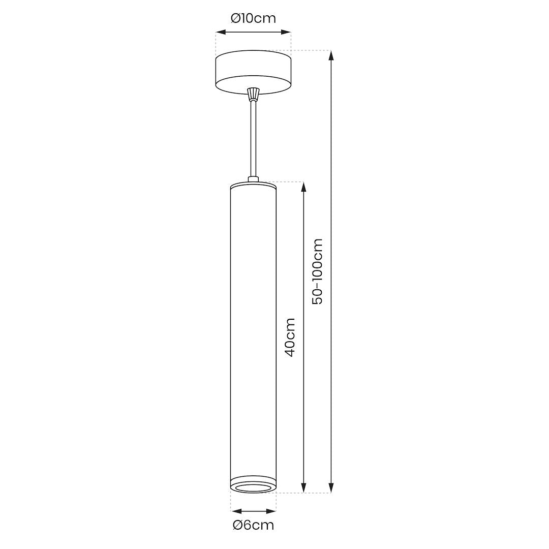 Pendant Light Porter White 1xGU10