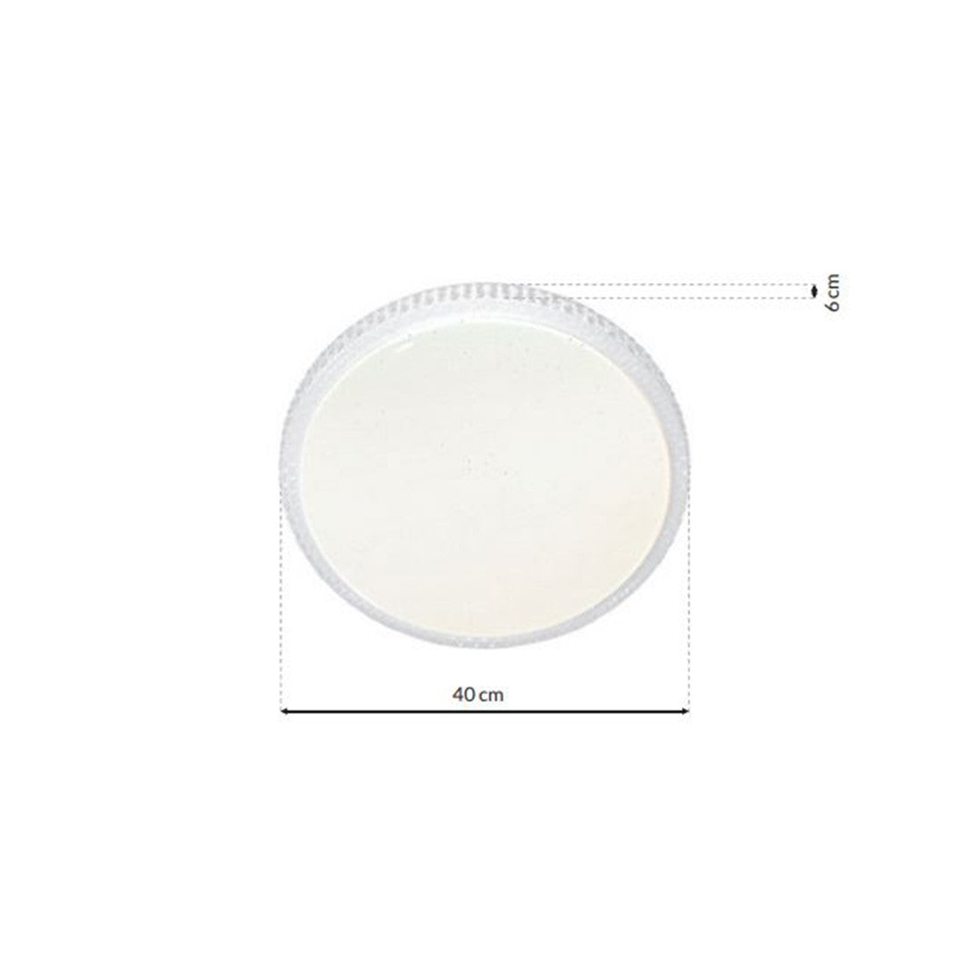Cruz LED Ceiling Light 40cm Remote Control Included