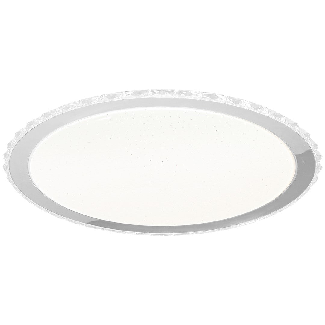 Laura Pendant Lamp Hand Made Matt White With Crystal Droplets
