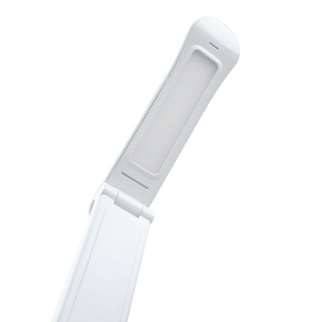 Lilly LED Table Lamp In White Adjustable And Dimmable