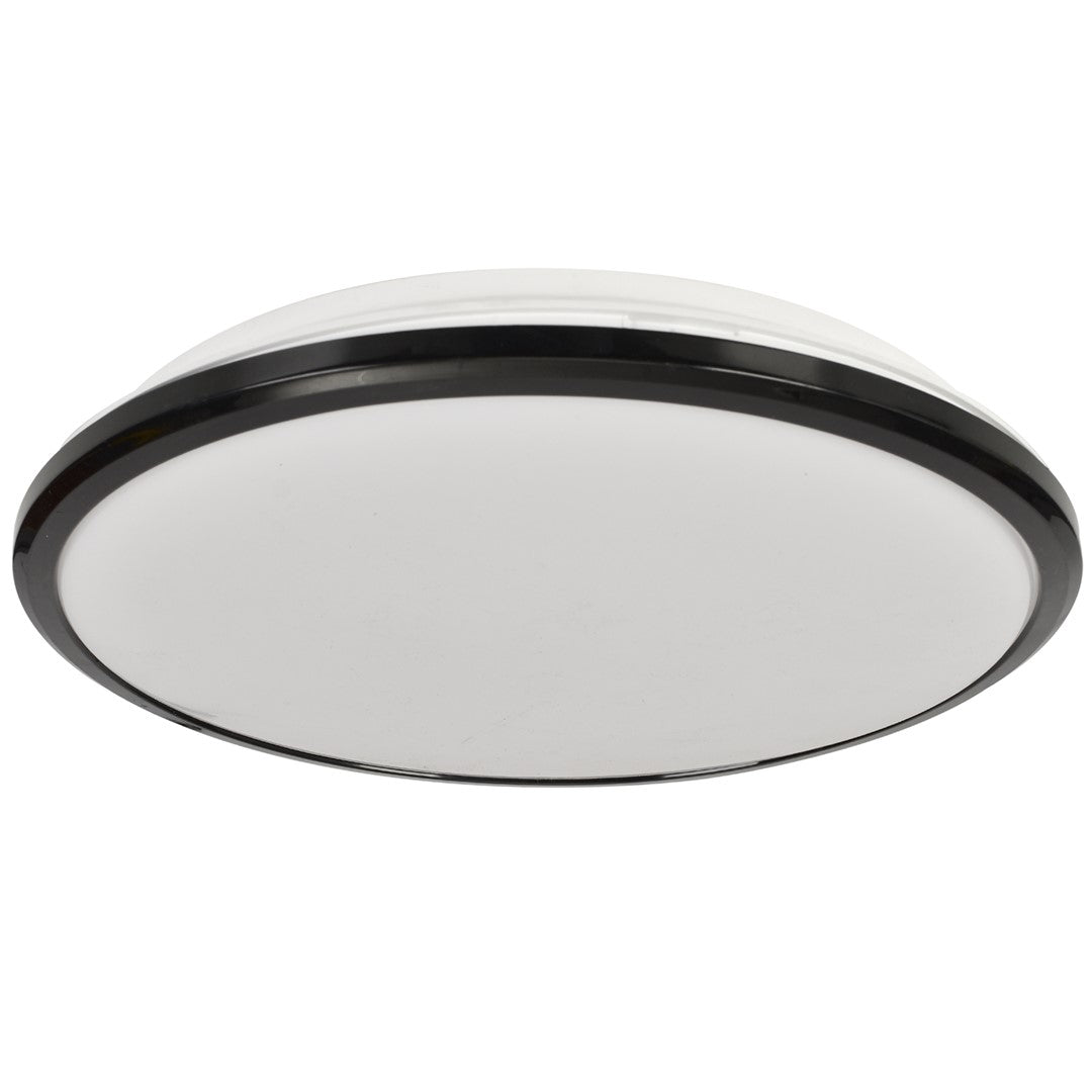 Terma LED Ceiling Lamp Black Stylish Robust Indoor Outdoor Bathroom