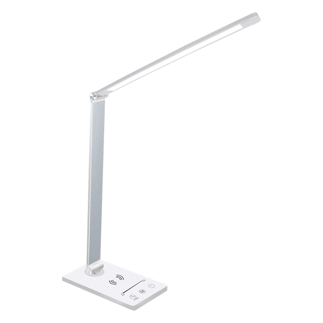 Vario White Desk Lamp Wireless Phone Charging Adjustable Dimmable