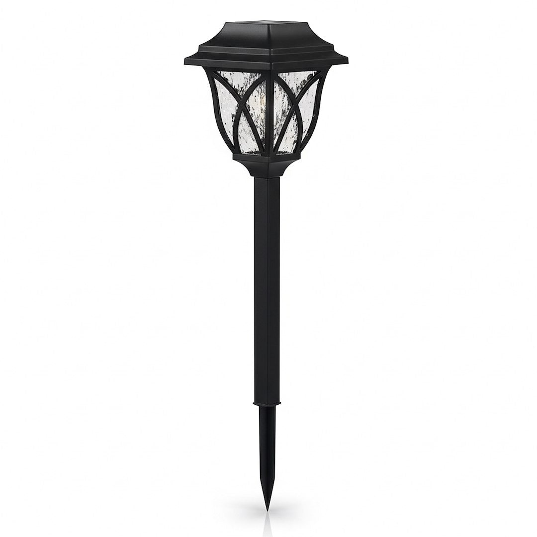 Solar Lawn Lamp 3000K Ip44 Black