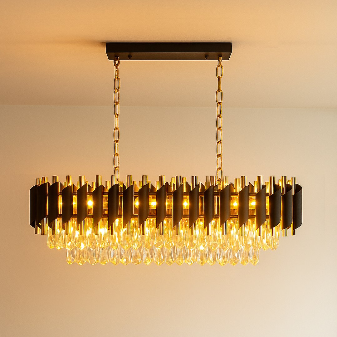 Ceiling Lamp Cristal 5xE14