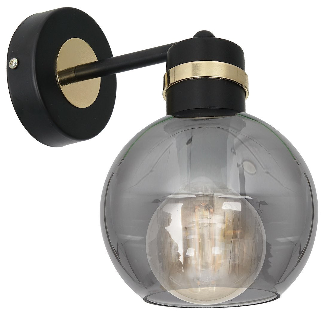 Wall Lamp Omega Black / Gold 1XE27