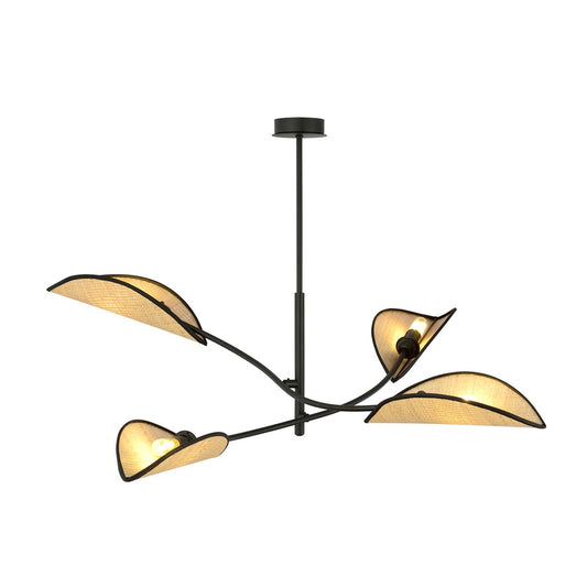 Lotus 4 Black/Rattan
