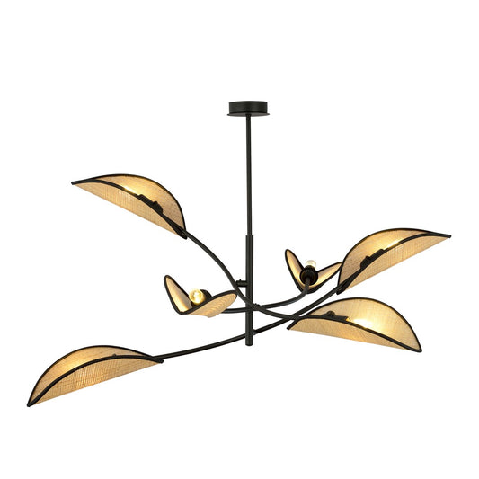 Lotus 6 Black/Rattan