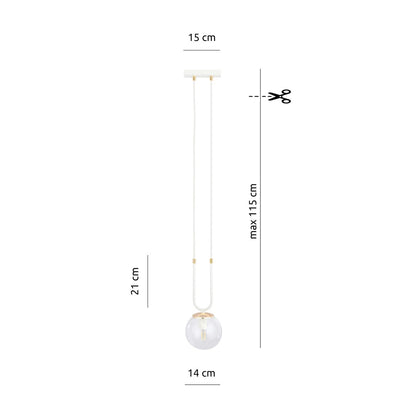 Glam 1 White/Transparent