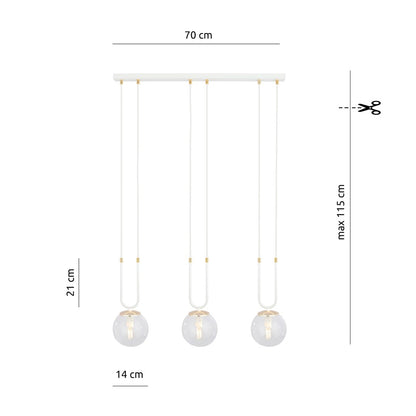 Glam 3 White/Transparent