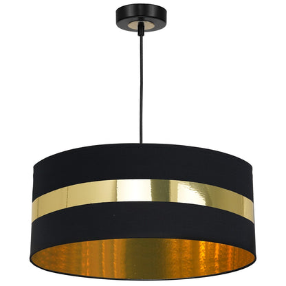 Palmira Hand Made Designer Pendant Black And Gold