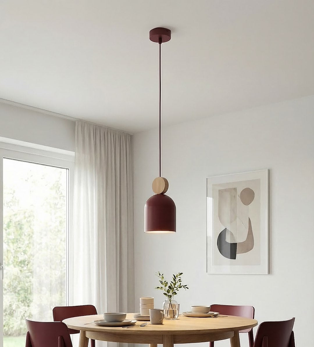 Mesi 1 Burgundy