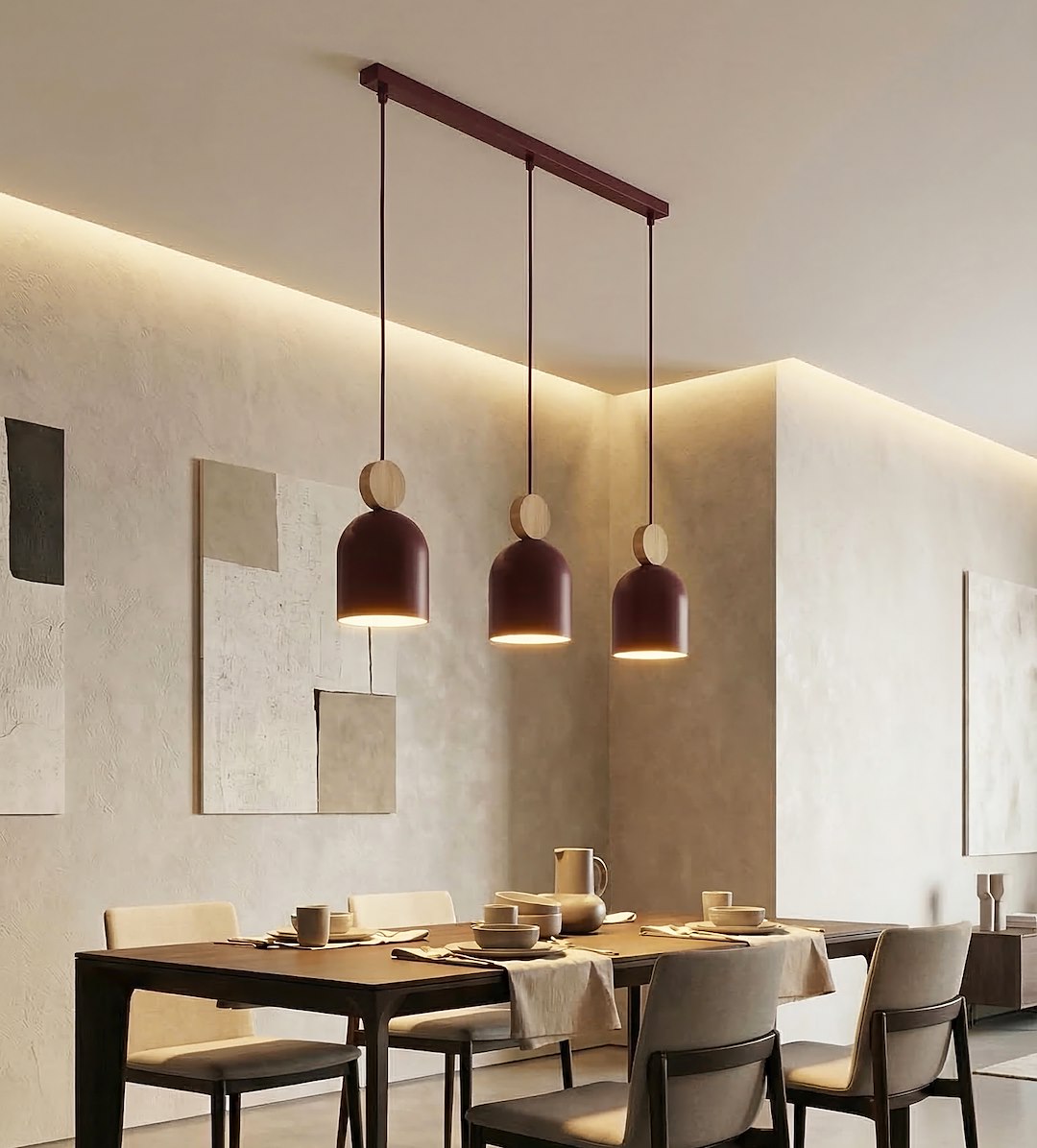 Mesi 3 Burgundy