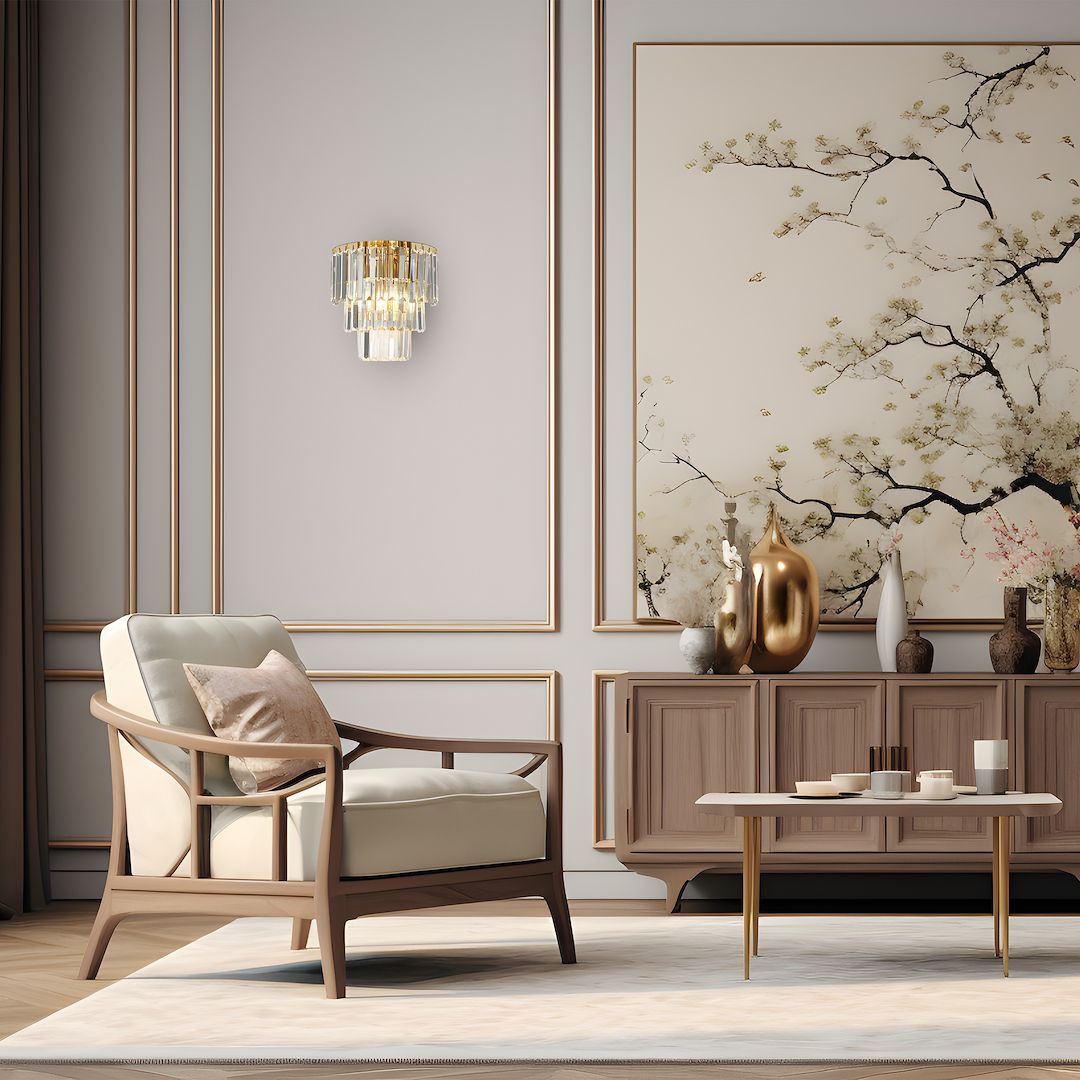 Wall Lamp Milano 2XE14 Gold