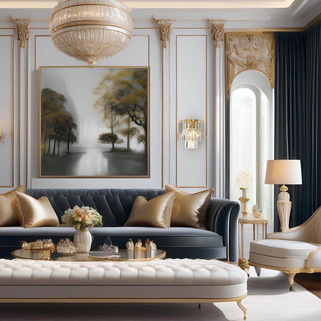 Wall Lamp Milano 2XE14 Gold