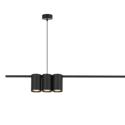Pendant Light (Strip) Genesis Black 5xGU10