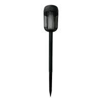 Flame Solar Lamp 1800K Ip44 Black