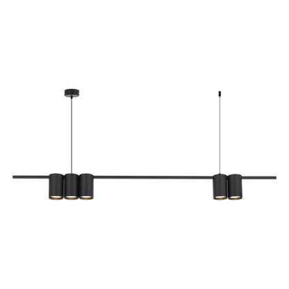 Pendant Light (Strip) Genesis Black 5xGU10