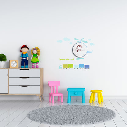 Helicopter Childrens Lamp LED Fun Safe Night Light