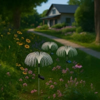 Solar Umbrella Lamp Rgb Ip44 2Pcs Transparent