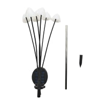 Mushrooms Solar Lamp 3000K Ip44 Green + White