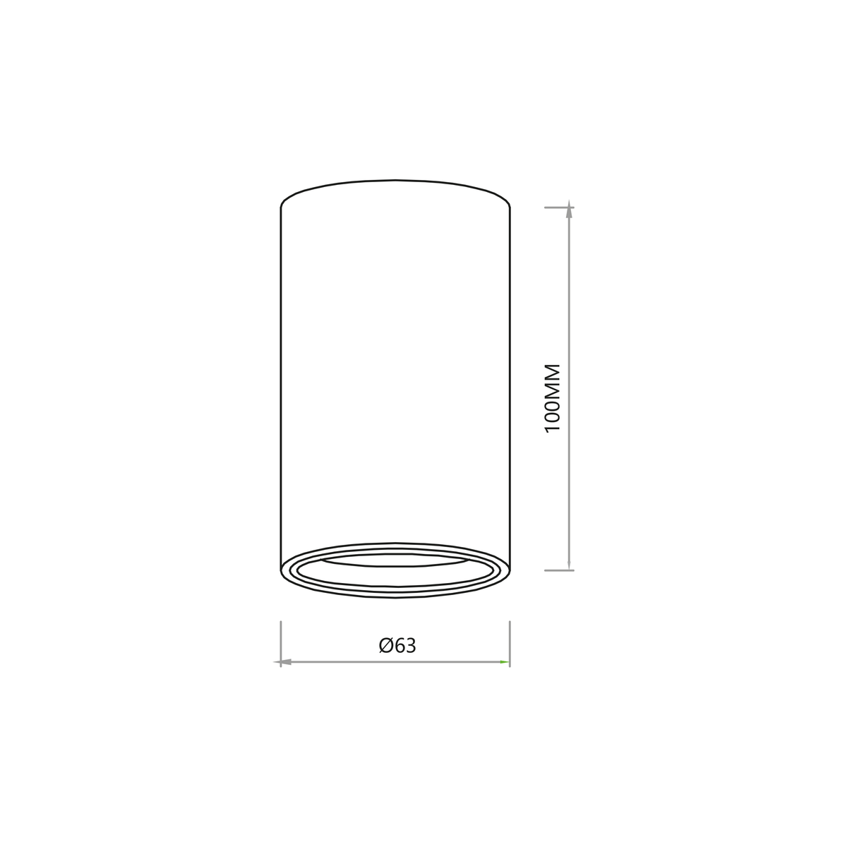 Genesis Spot White 1xGU10 10cm