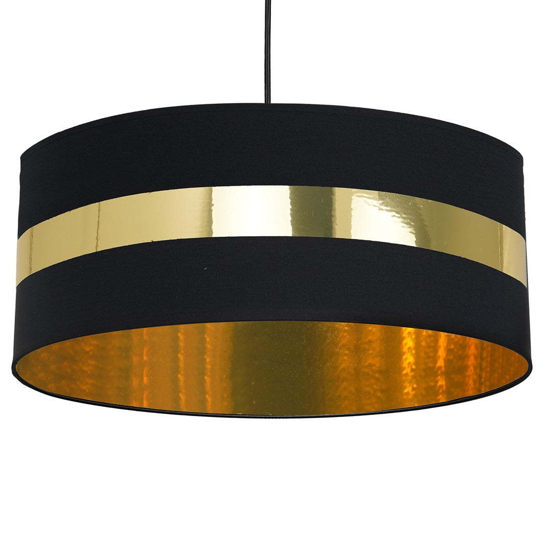 Palmira Hand Made Designer Pendant Black And Gold