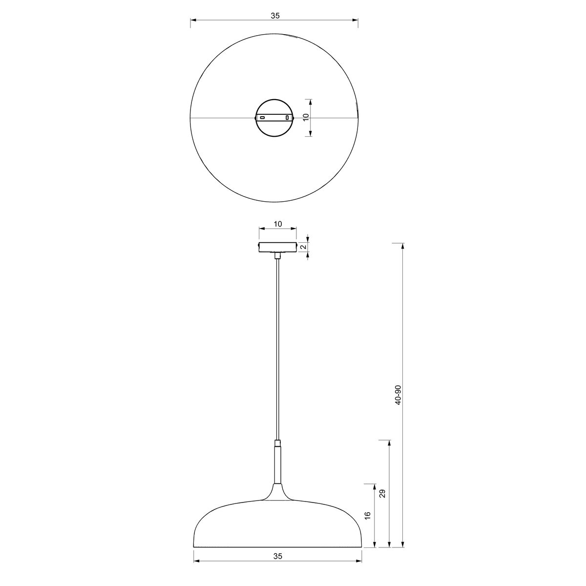 Pendant Lamp Lincoln Green/Gold 1XE27 35cm