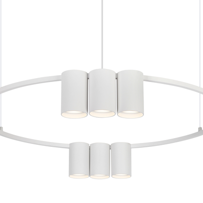 Pendant Light (Circle) Genesis White 10xGU10