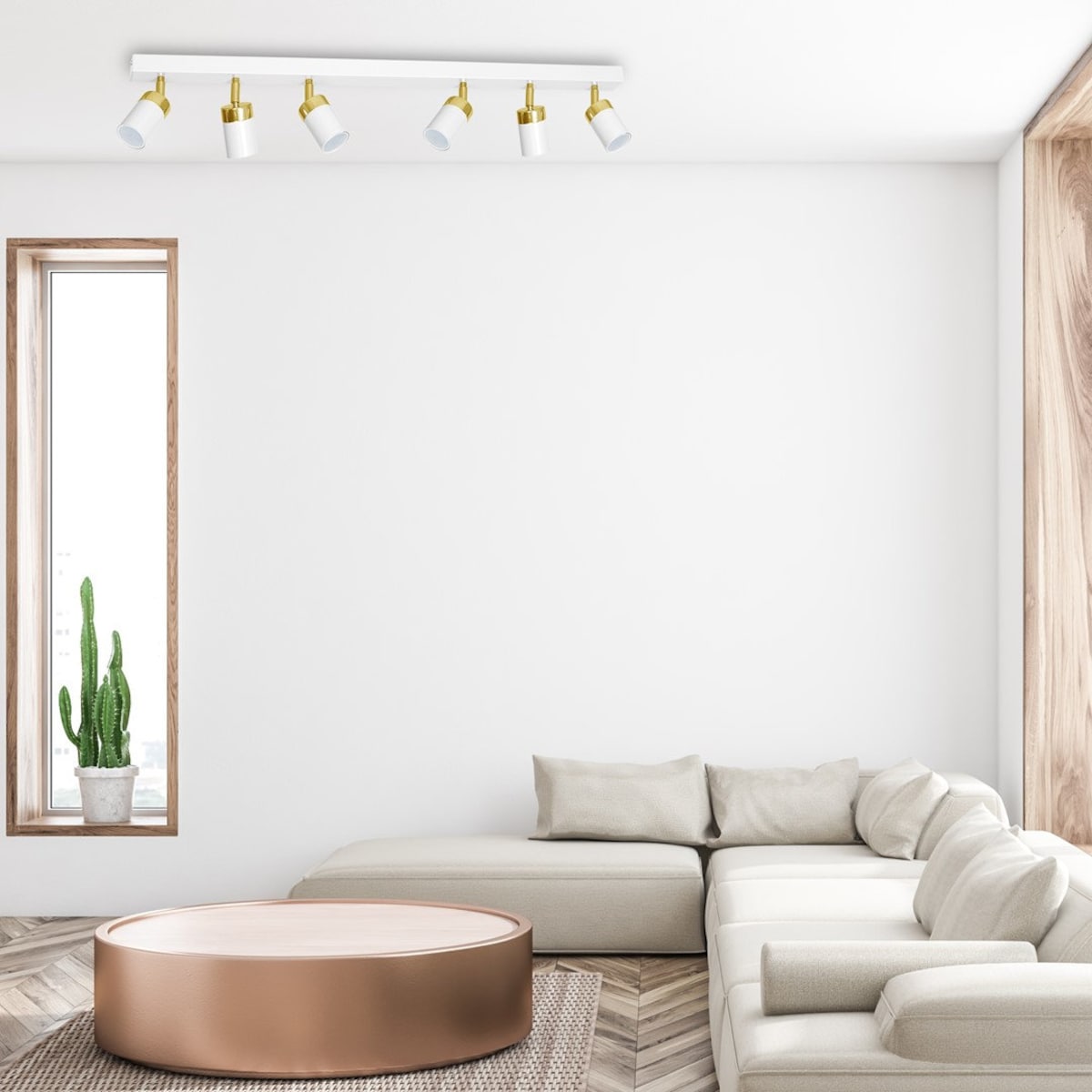 Ceiling Lamp Joker White/Gold 6XGU10