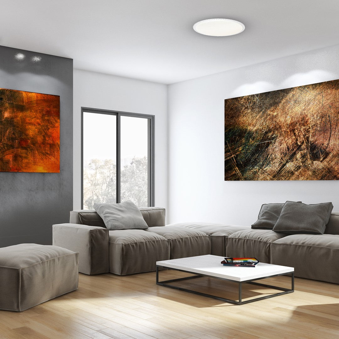 Cruz LED Ceiling Light 40cm Remote Control Included