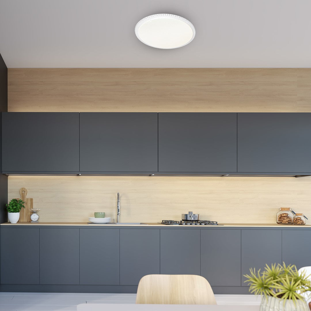 Cruz LED Ceiling Light 50cm Remote Control Included