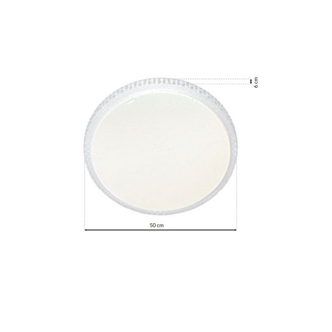 Cruz LED Ceiling Light 50cm Remote Control Included