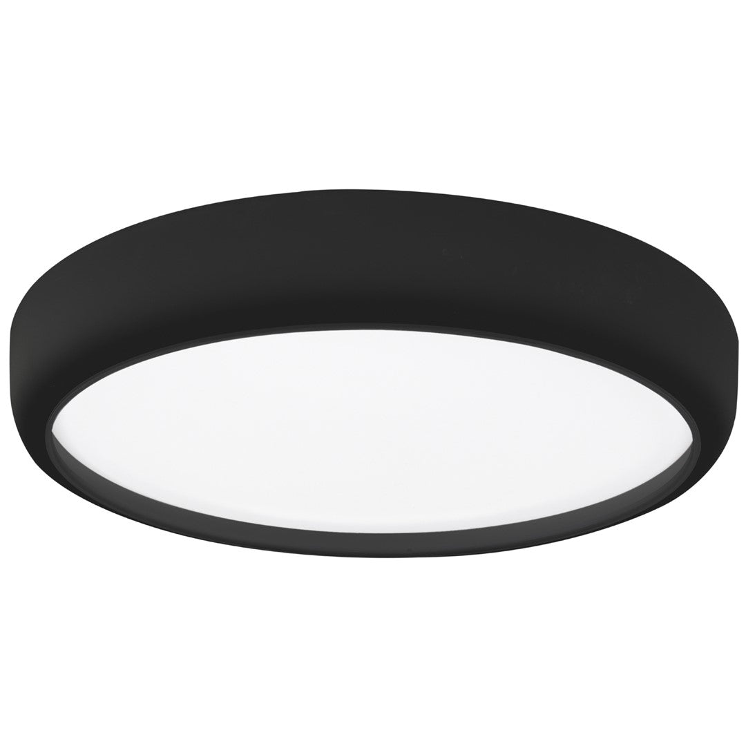 Gea LED Ceiling Lamp In Black 39cm Remote Control Included