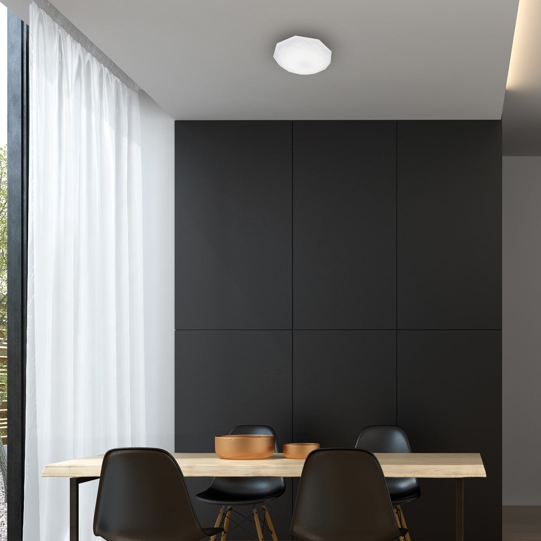 Hex Ceiling Lamp 26cm Great Value  LED Light Source Included