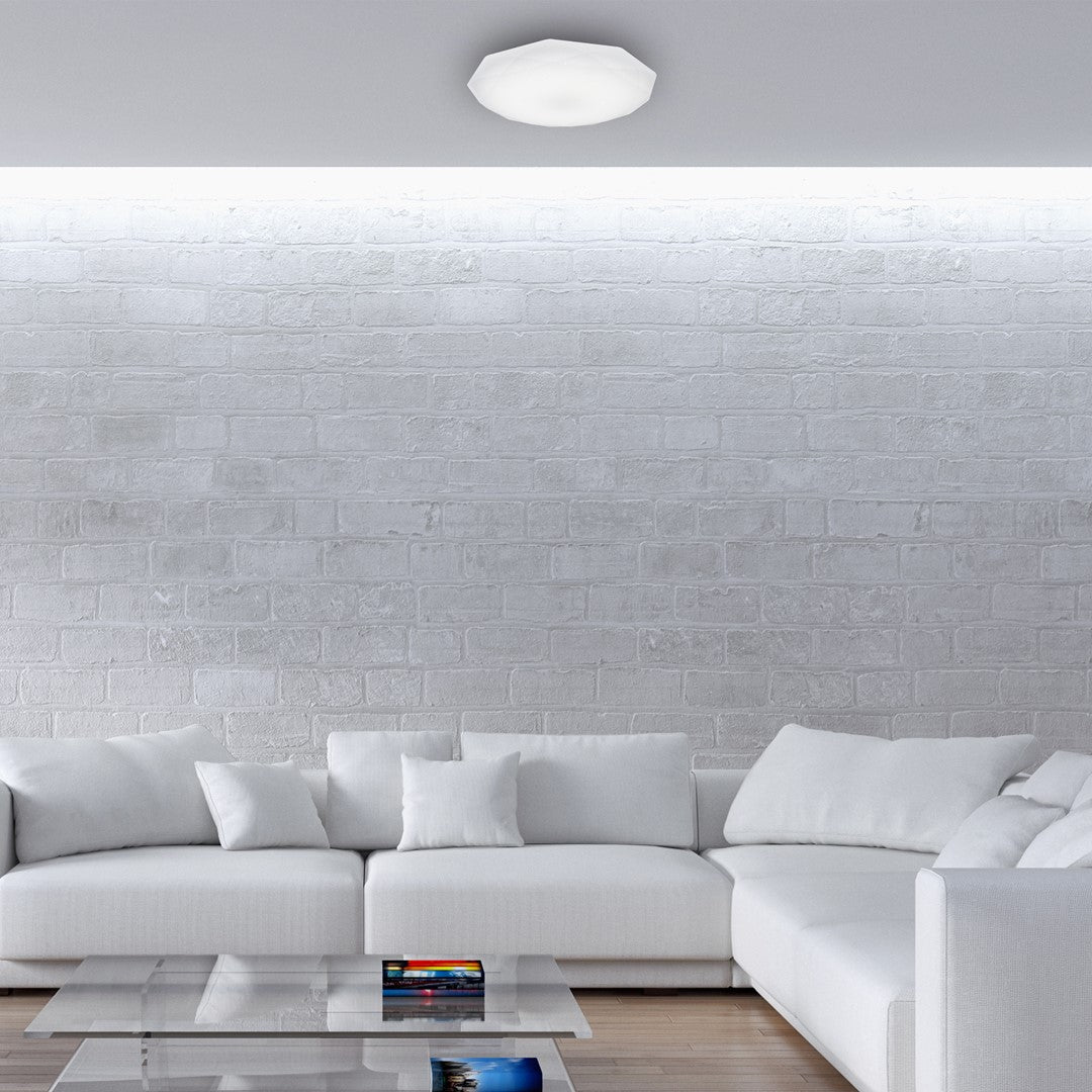 Hex Ceiling Lamp 36cm Great Value LED Light Source Included