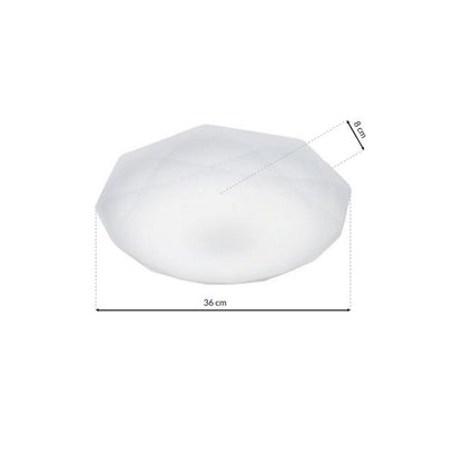 Hex Ceiling Lamp 36cm Great Value LED Light Source Included