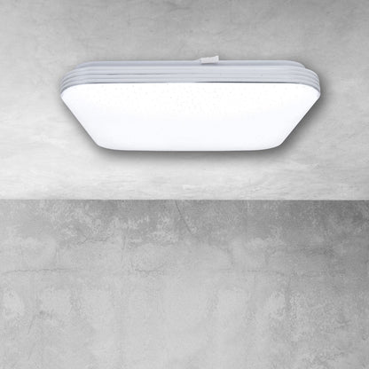 Palermo LED White Ceiling Lamp 33cm Remote Control
