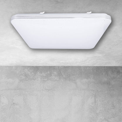 Palermo LED White Ceiling Lamp 53cm Remote Control