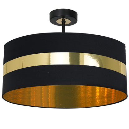 Palmira Hand Made Designer Ceiling Lamp Black And Gold