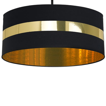 Palmira Hand Made Designer Ceiling Lamp Black And Gold
