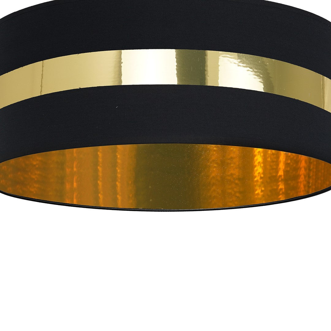 Palmira Hand Made Designer Ceiling Lamp Black And Gold
