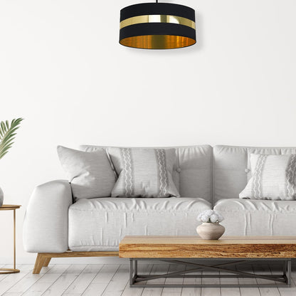 Palmira Hand Made Designer Ceiling Lamp Black And Gold