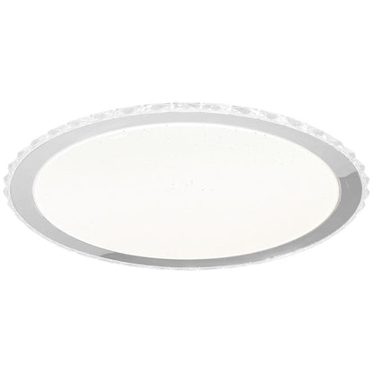 Laura Pendant Lamp Hand Made Matt White With Crystal Droplets