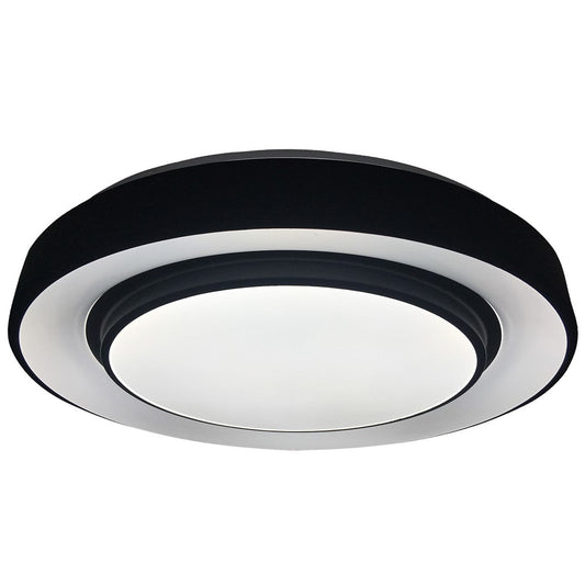 Naomi Black LED Ceiling Lamp 38cm Remote Control Included