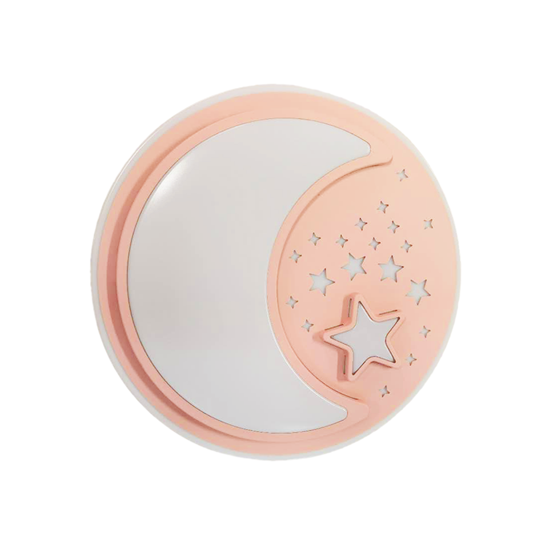 Note LED Wall or Ceiling Lamp 48cm In Pink Remote Control Included