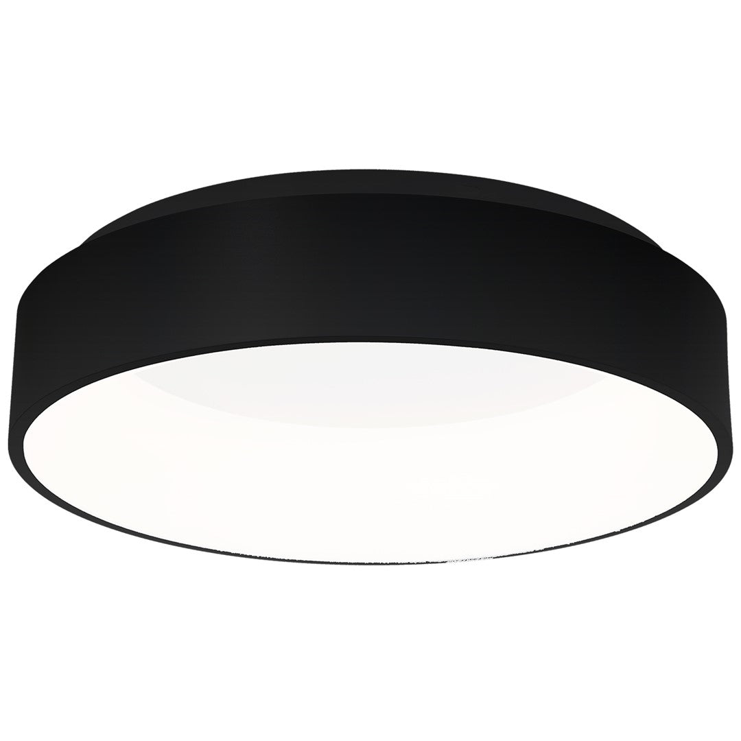 Ohio Ceiling Lamp 45cm Matt Black Built In LED Light Source
