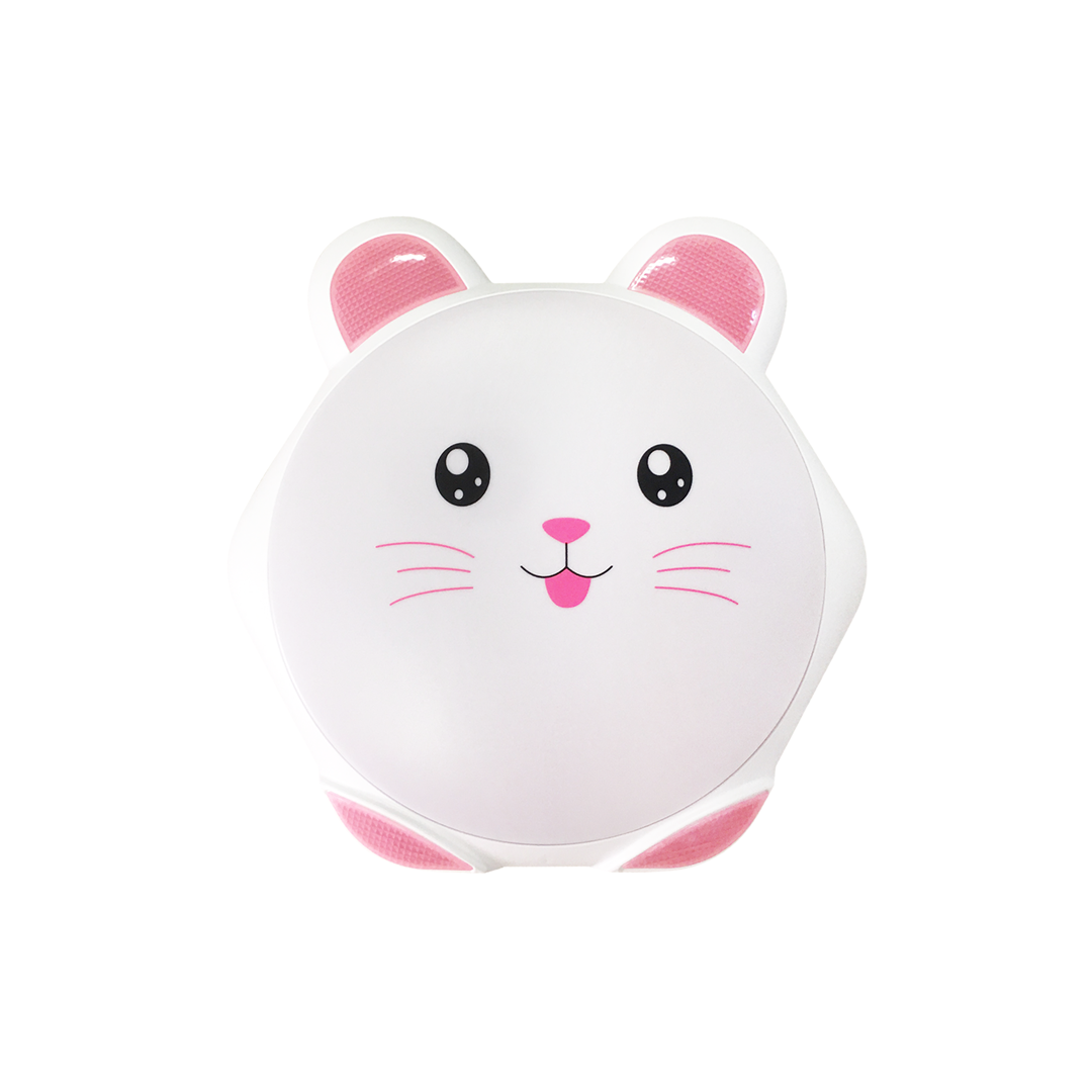 Sweet LED Childrens Wall Or Ceiling Lamp In Pink Safe Comforting