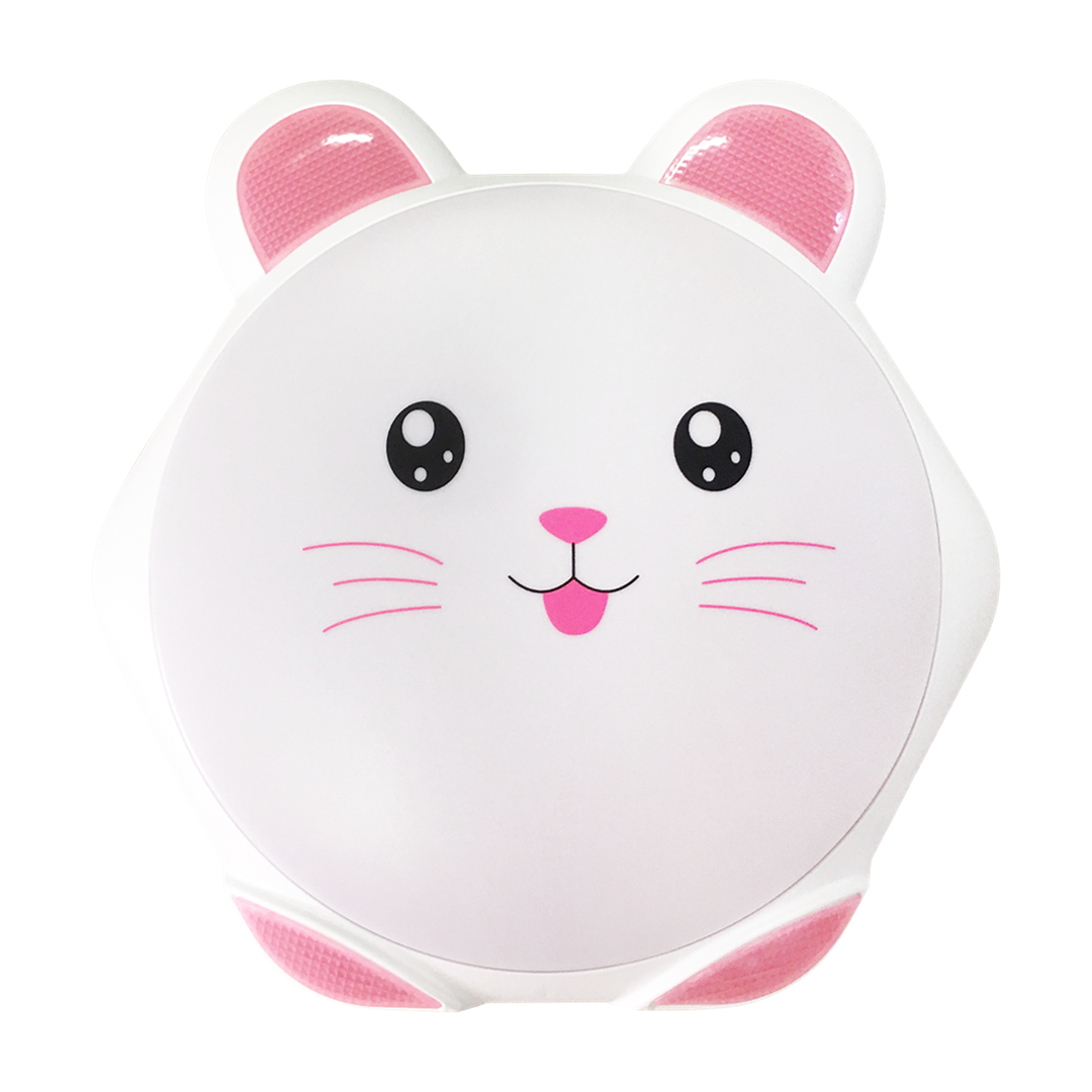 Sweet LED Childrens Wall Or Ceiling Lamp In Pink Safe Comforting