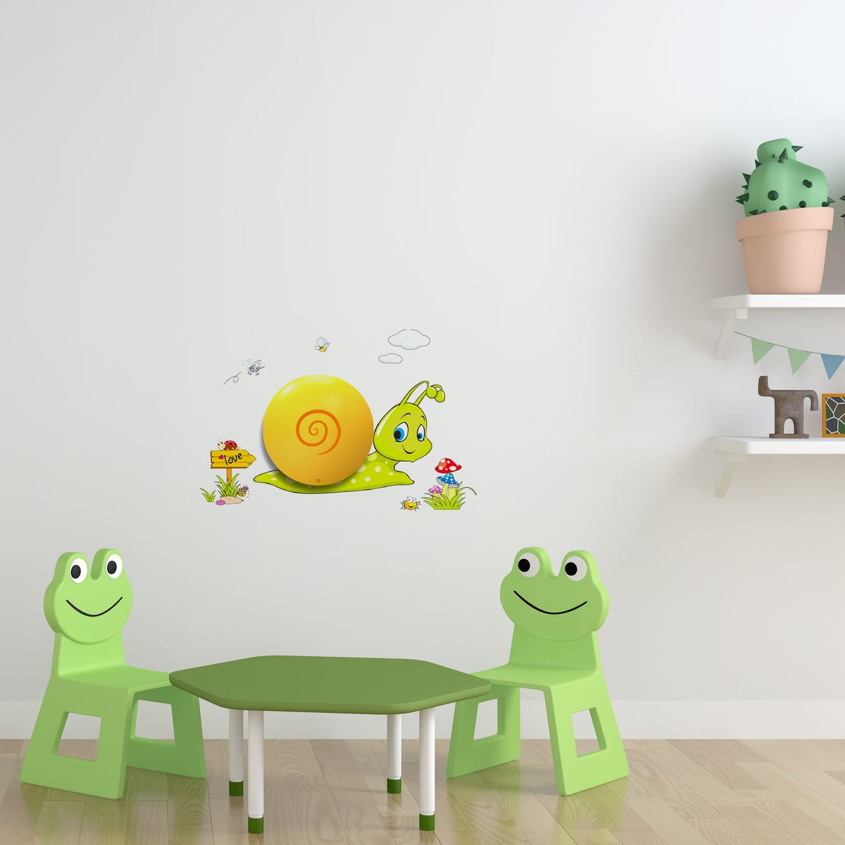 Snail Childrens Lamp LED Fun Safe Night Light